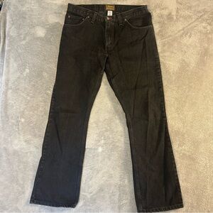 Diamond Gusset American Legend Black Bootcut Jeans Made in USA 38x34